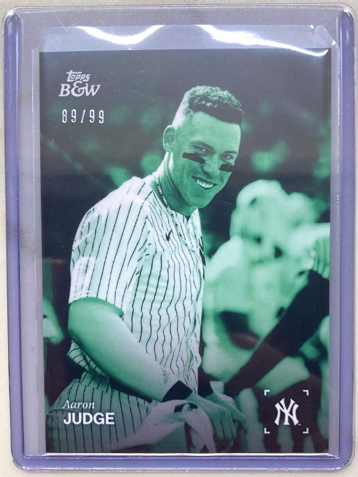 2025 Topps Black & White Aaron Judge Green /99