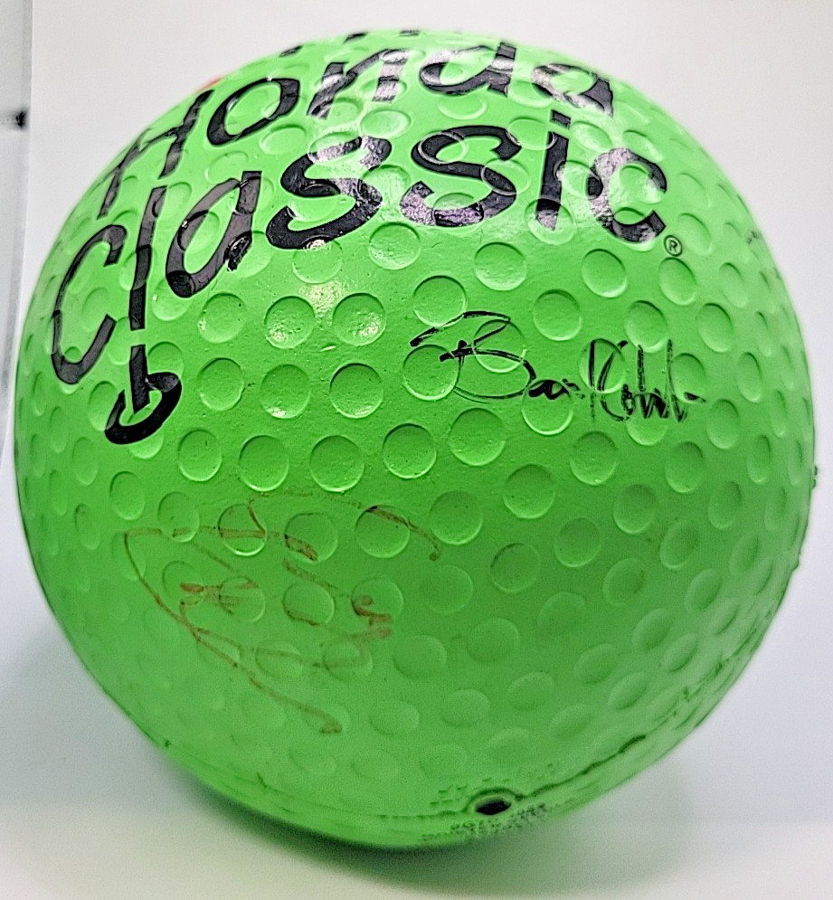 2013 Honda Classic Autographed 7 Inch Rubber Golf Ball