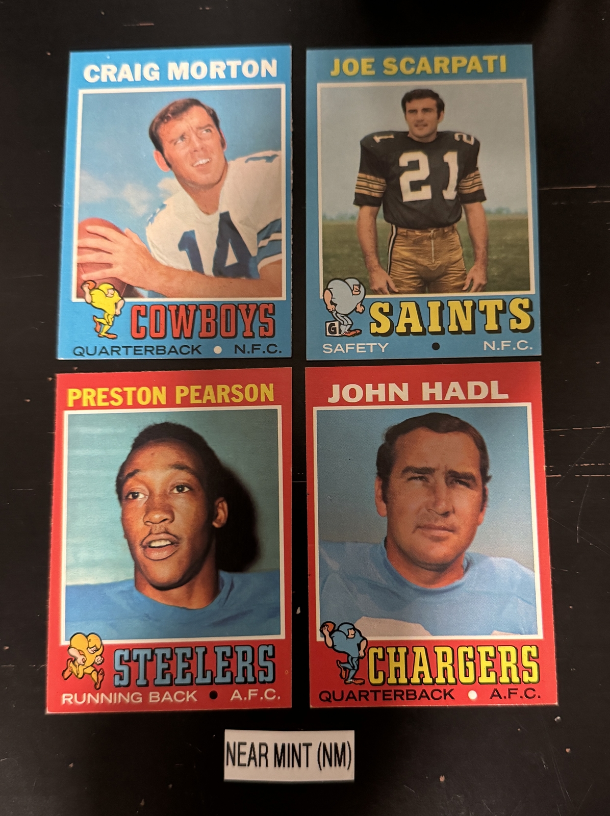 1971 Topps Football Cards 101-263 (P-NM) – You Pick – Complete Your Set