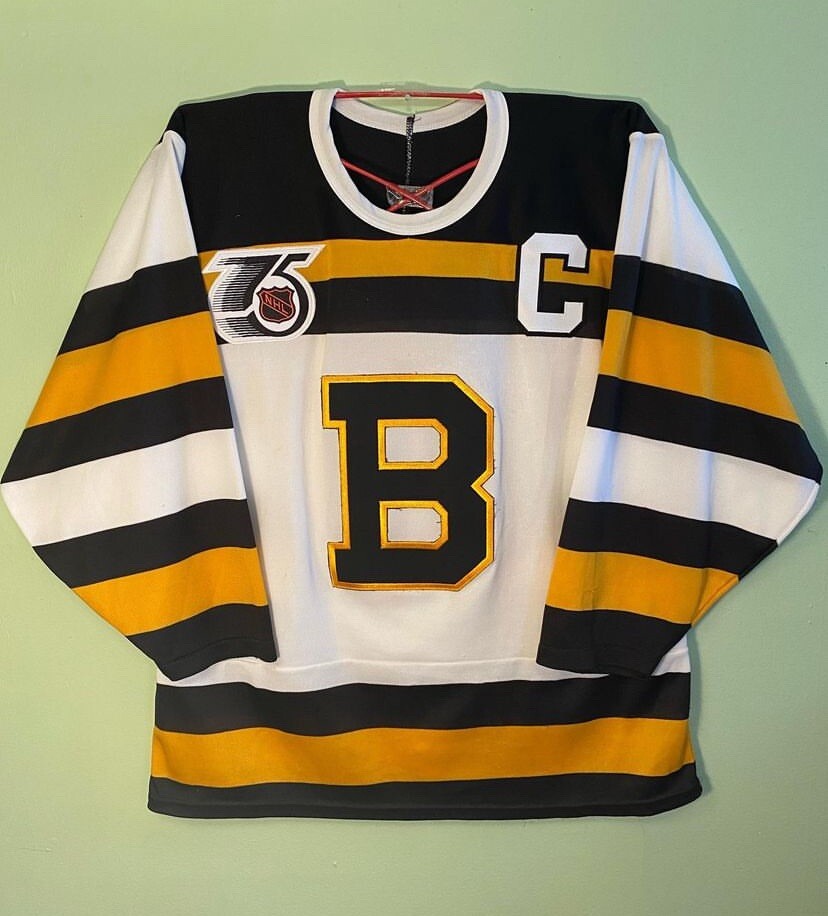 Ray Bourque Boston Bruins 1991-92 TBTC 75th Jersey CCM Medium