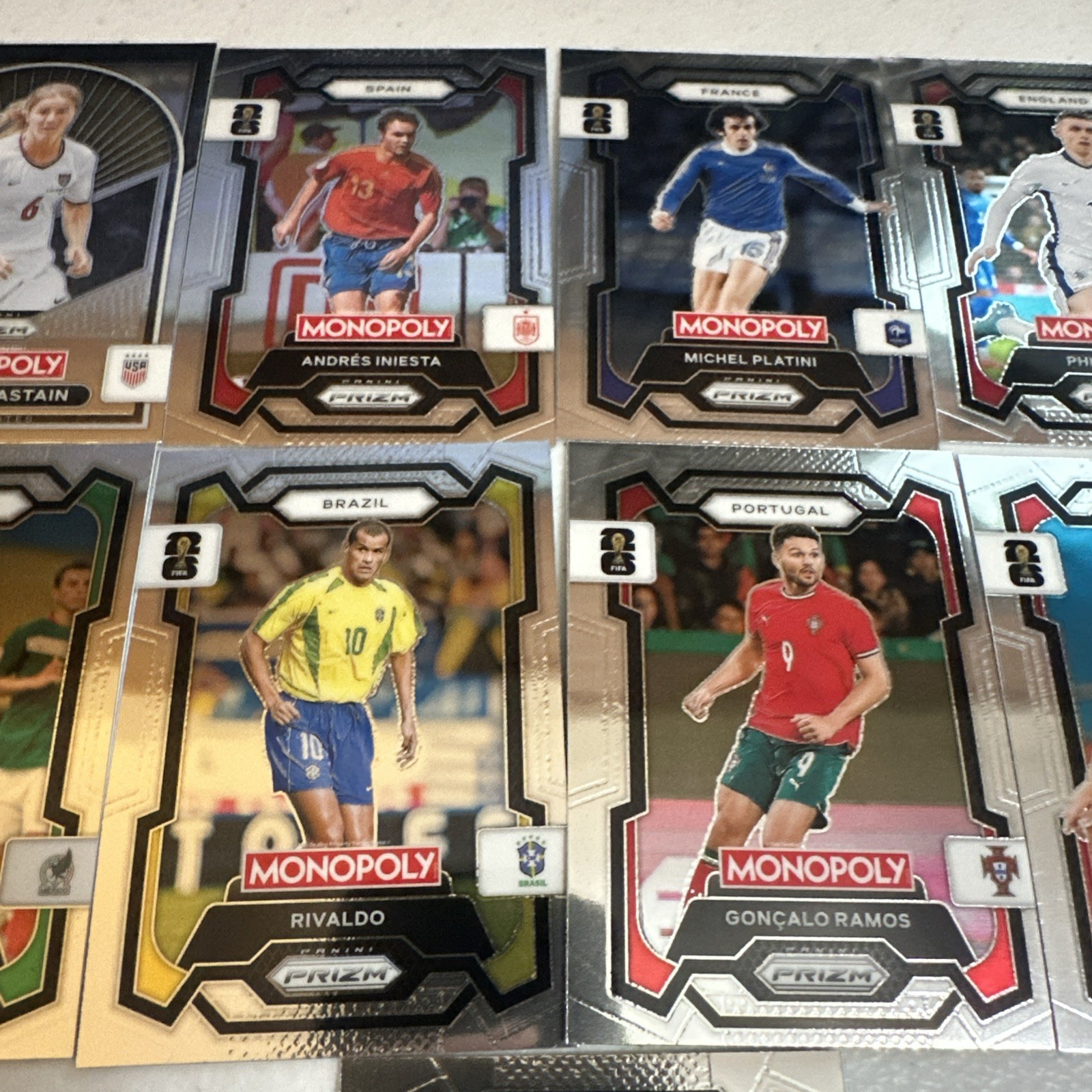 Monopoly Prizm Fifa 2026 Trading Card Lot of 12💥💫