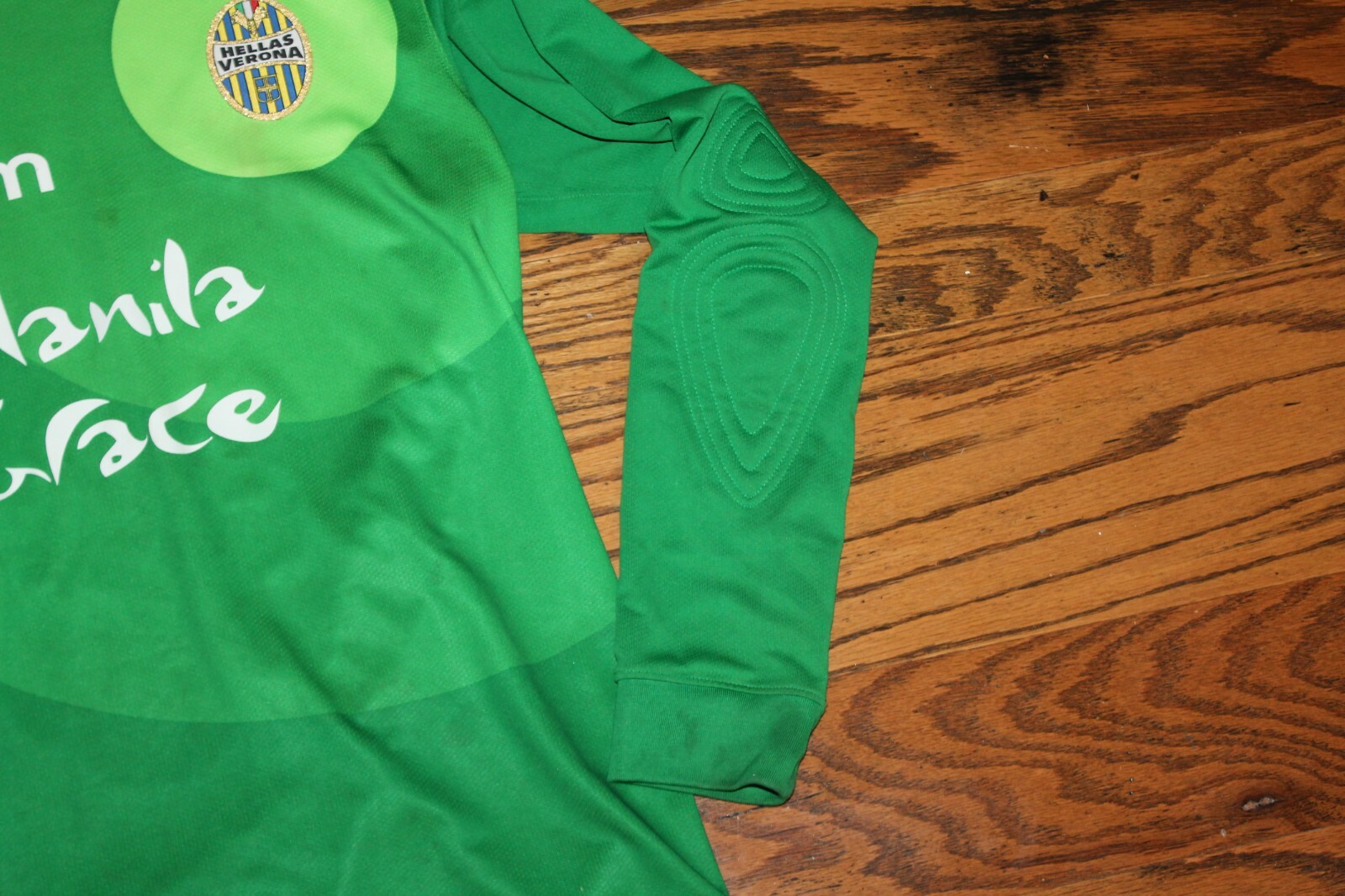 Hellas Verona Long Sleeve Goalie Soccer Jersey Padded Elbows 2013-14 Nike Size M