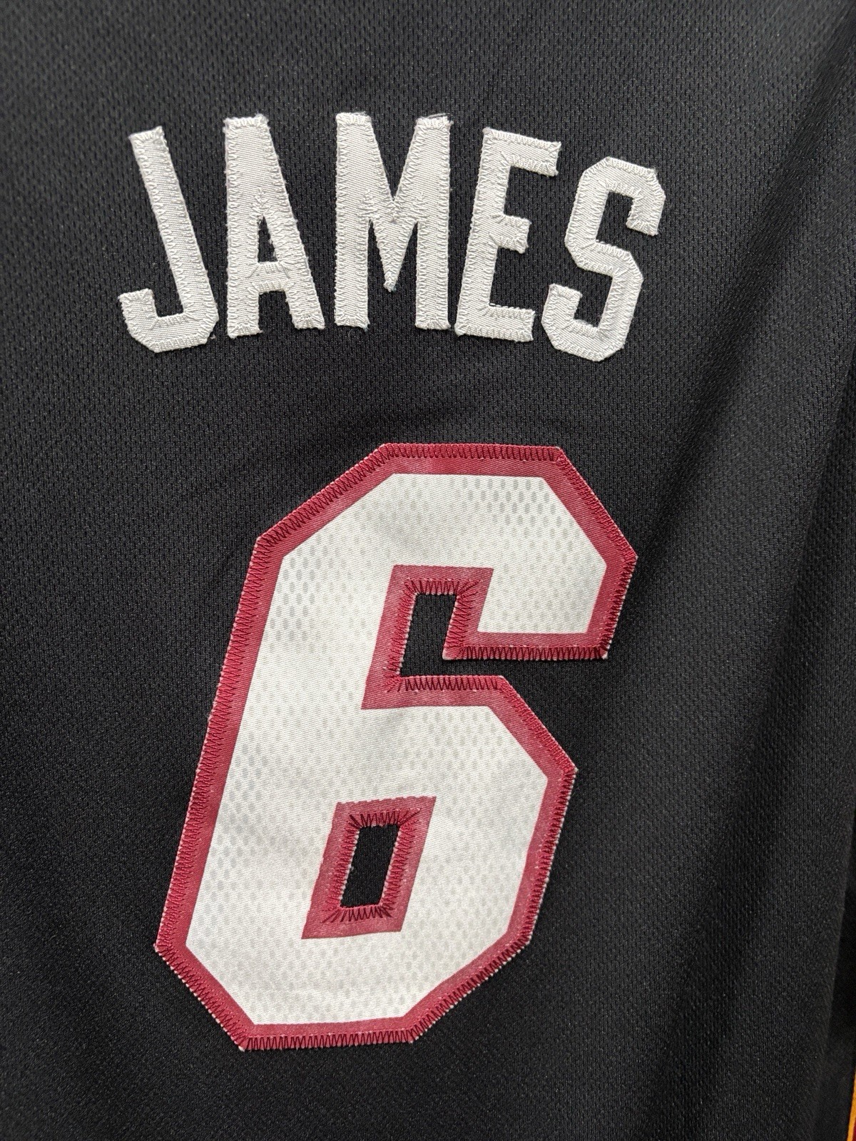 Adidas Miami El Heat LeBron James Latin Nights Black Jersey Youth Large Men’s S