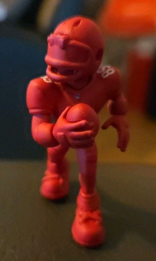 NFL Gamechangers 2” Collectible Figure George Kittle Red Variant LE, NEW-OPEN