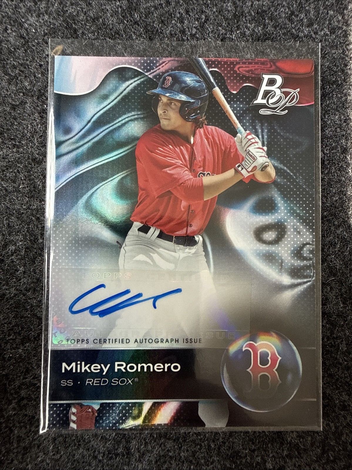 2023 Bowman Platinum Top Prospects Mikey Romero #TOP-35 Autograph auto RC VV