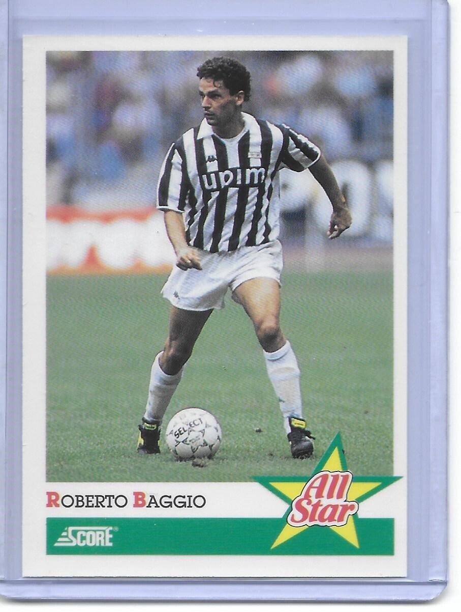 1992 Score Italian Soccer Trading Cards – Baggio Batistuta Zola Maldini Vialli