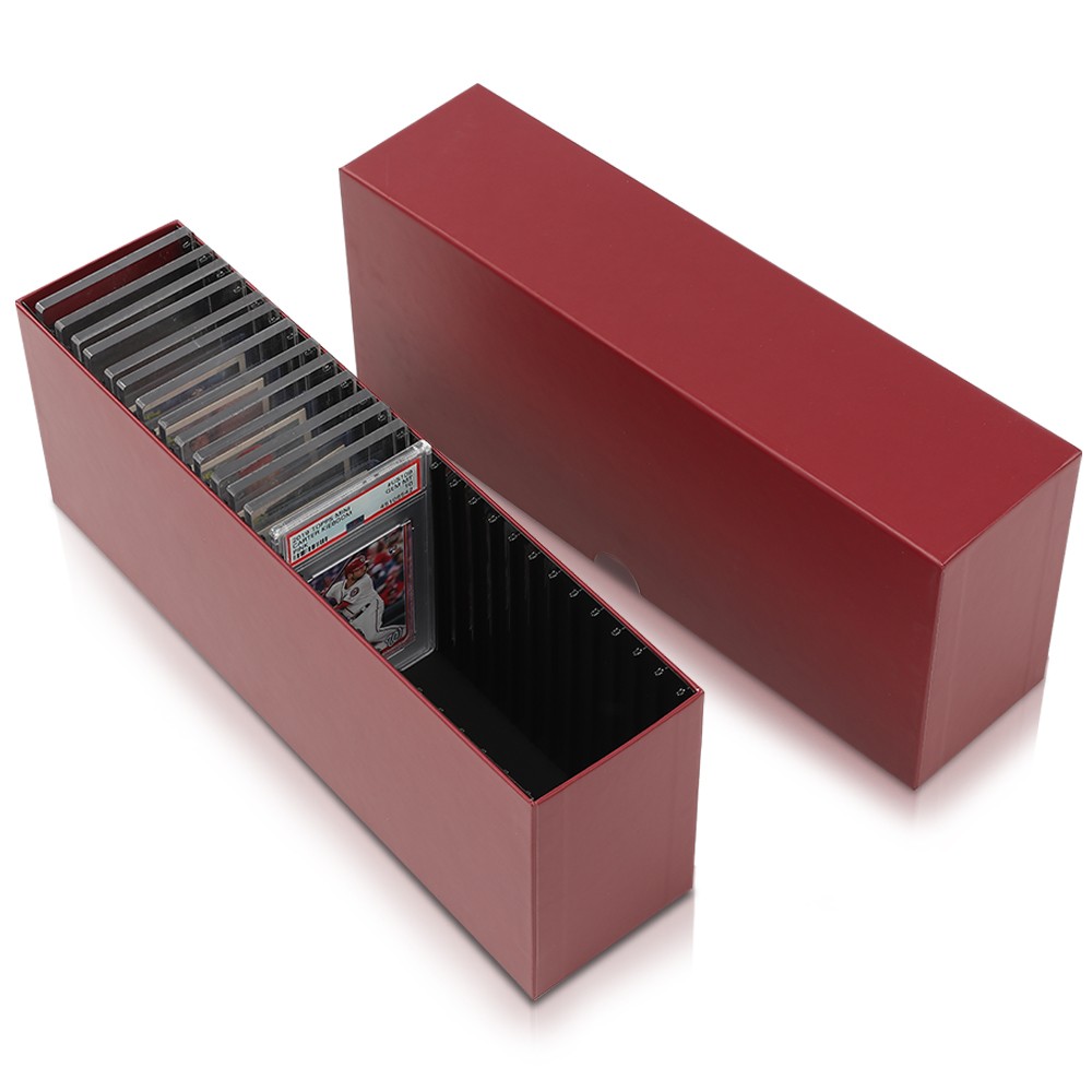 Slotted Graded Card Box For PSA Certified Slabs Storage Case MTG Pokemon