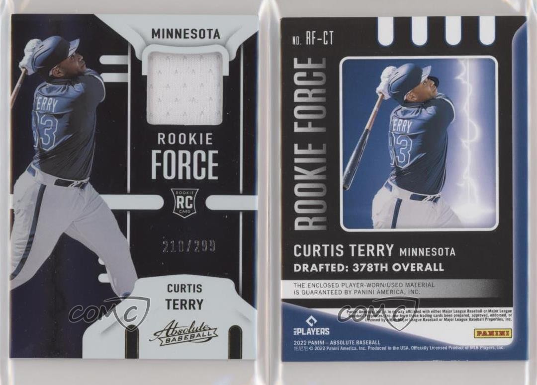 2022 Panini Absolute Rookie Force 210/299 Curtis Terry #RF-CT RC 0w8