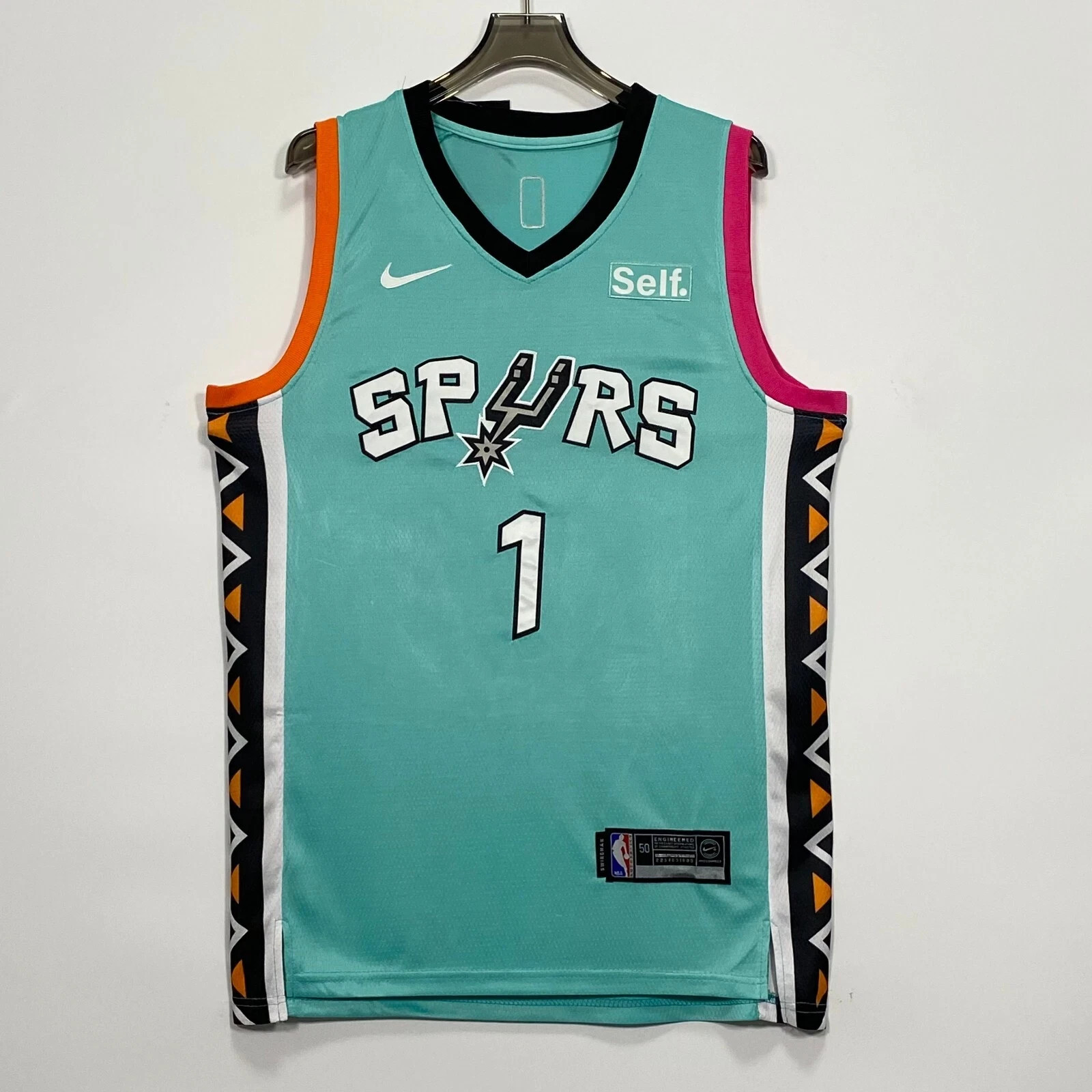 Duty-Free Victor #1 Wembanyama Men’s Stitched Jersey 5 Colors