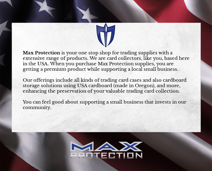 10-Pack • Max Pro 400-count • Trading/Gaming Card Storage Box • Made in the USA