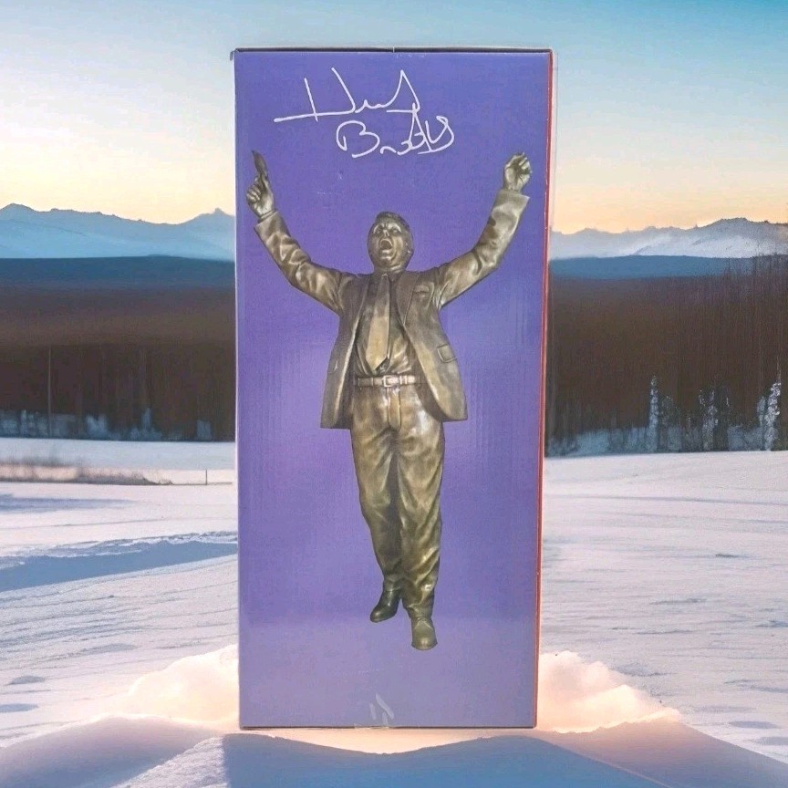 Miracle On Ice Herb Brooks 18″ Limited Edition Statue Signed by Jack O’callahan