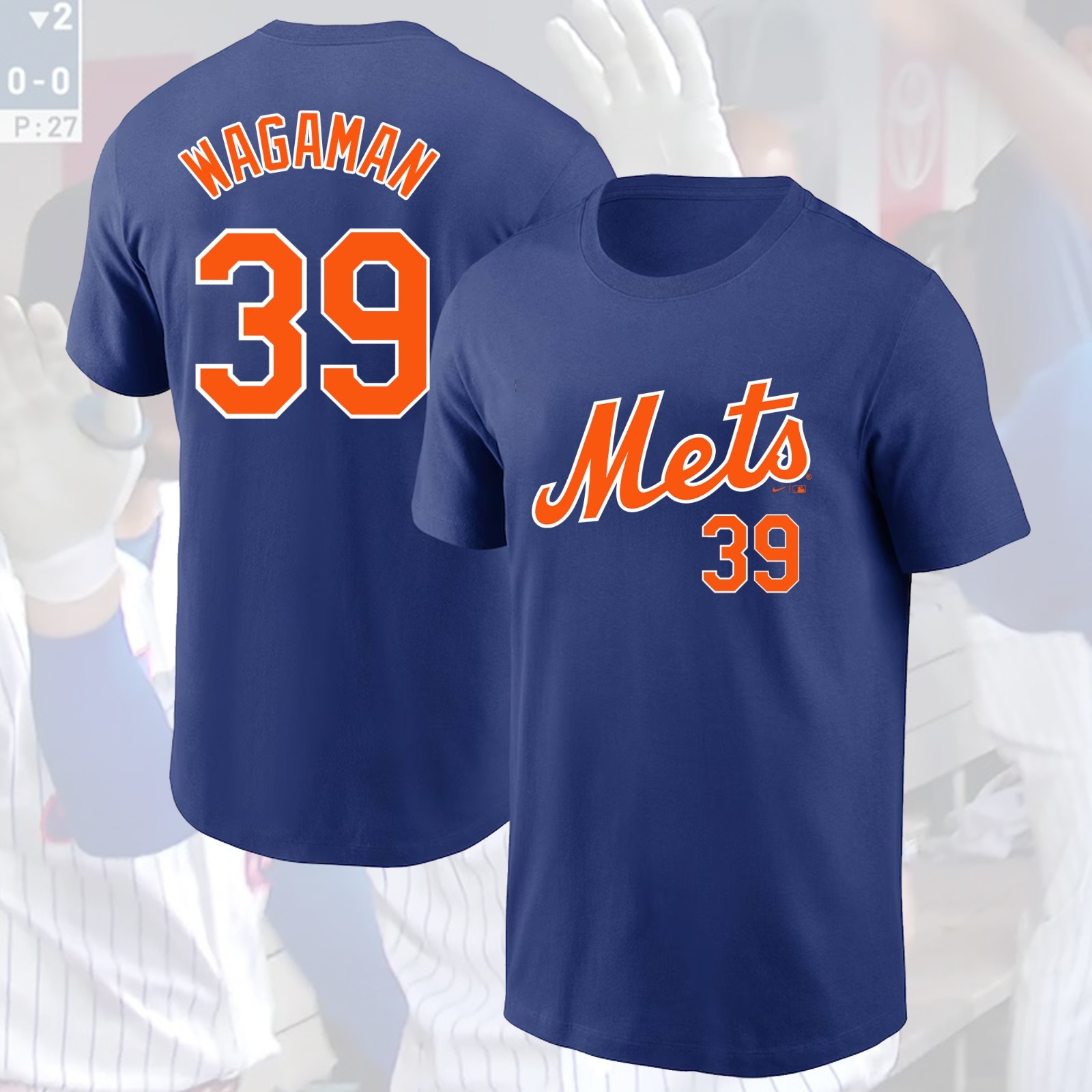 HOT SALE ! Eric Wagaman #39 New York Mets 2026 Player Name & Number For Fan