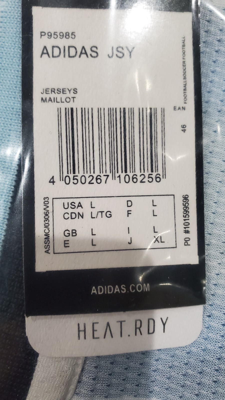 adidas Argentina World Cup 2022 Soccer Jersey size L