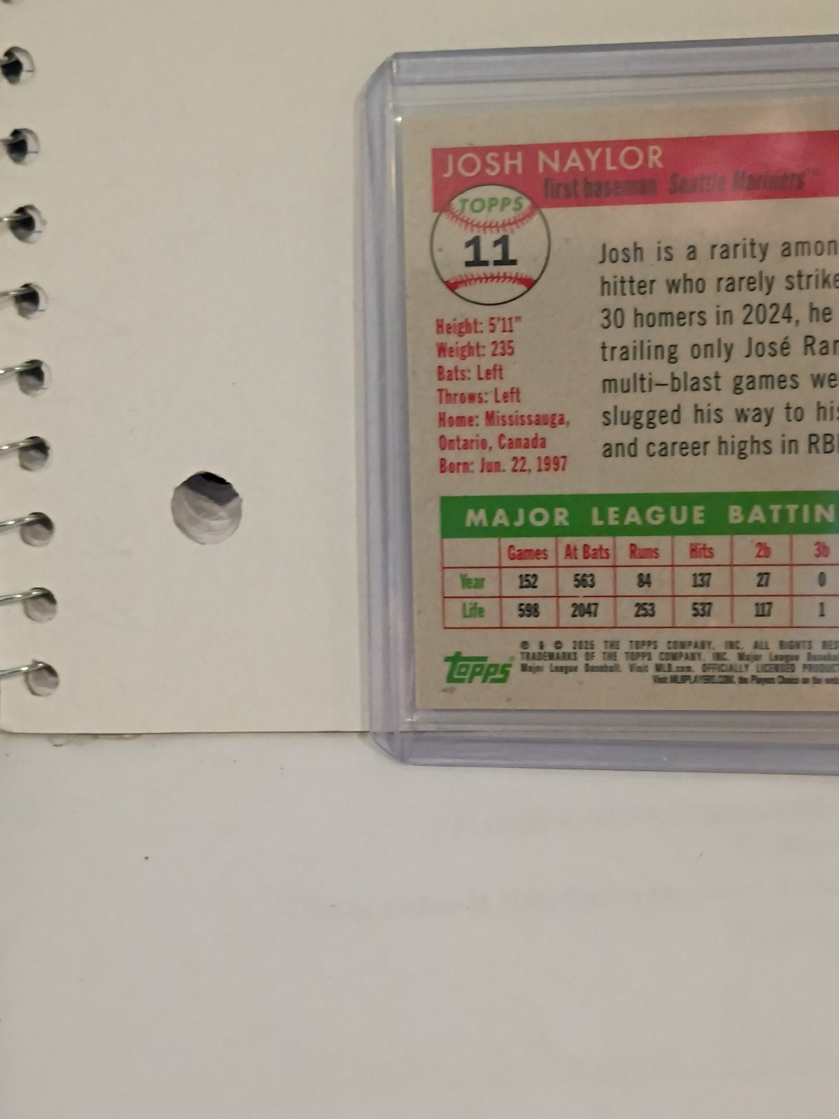 2025 Topps Chrome Platinum Josh Naylor Gold Hyper SSP RARE RETAIL EXCLUSIVE