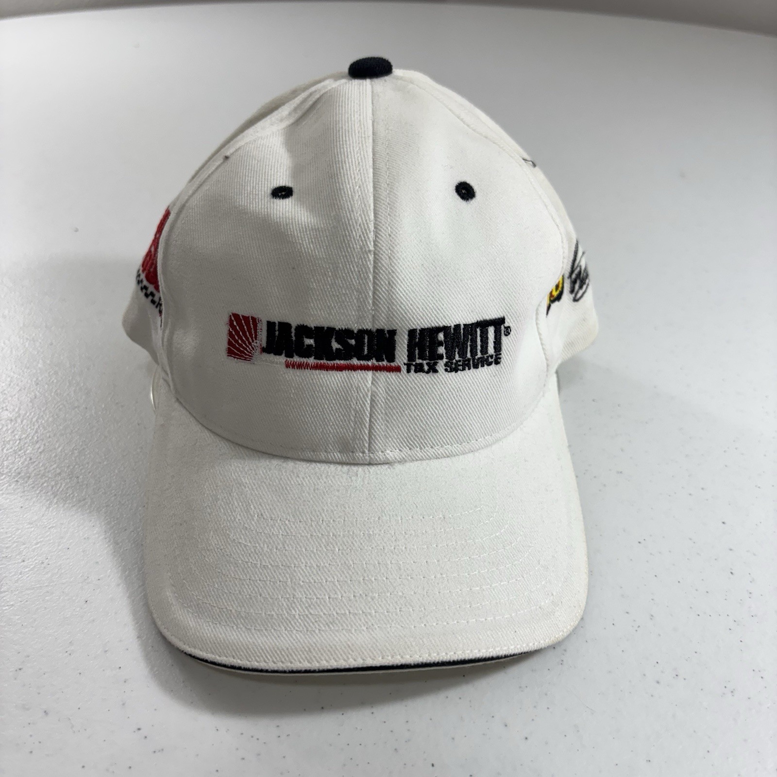 VTG Greg Biffle Jackson Hewitt Tax 16 Hat Cap Strapback National Guard Yupoong