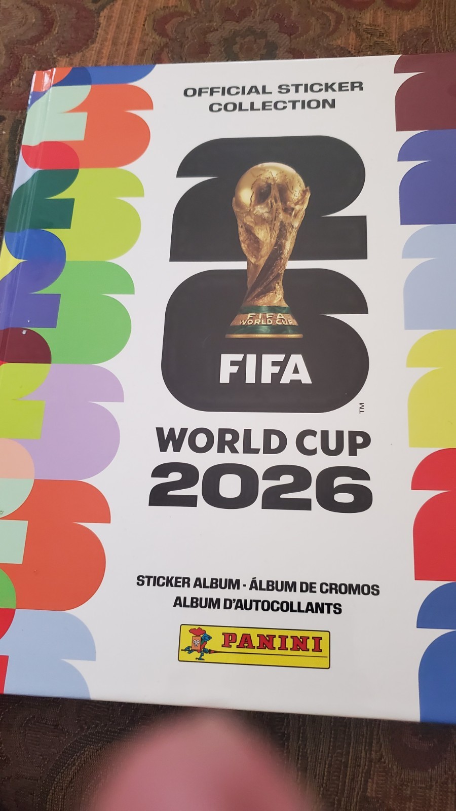 Panini World Cup 2026 Album Complete Hardcover. Album Tapa Dura Lleno.