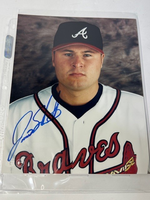 SIGNED Autographed 8×10 MLB Photo Jason Schmidt Atlanta Braves