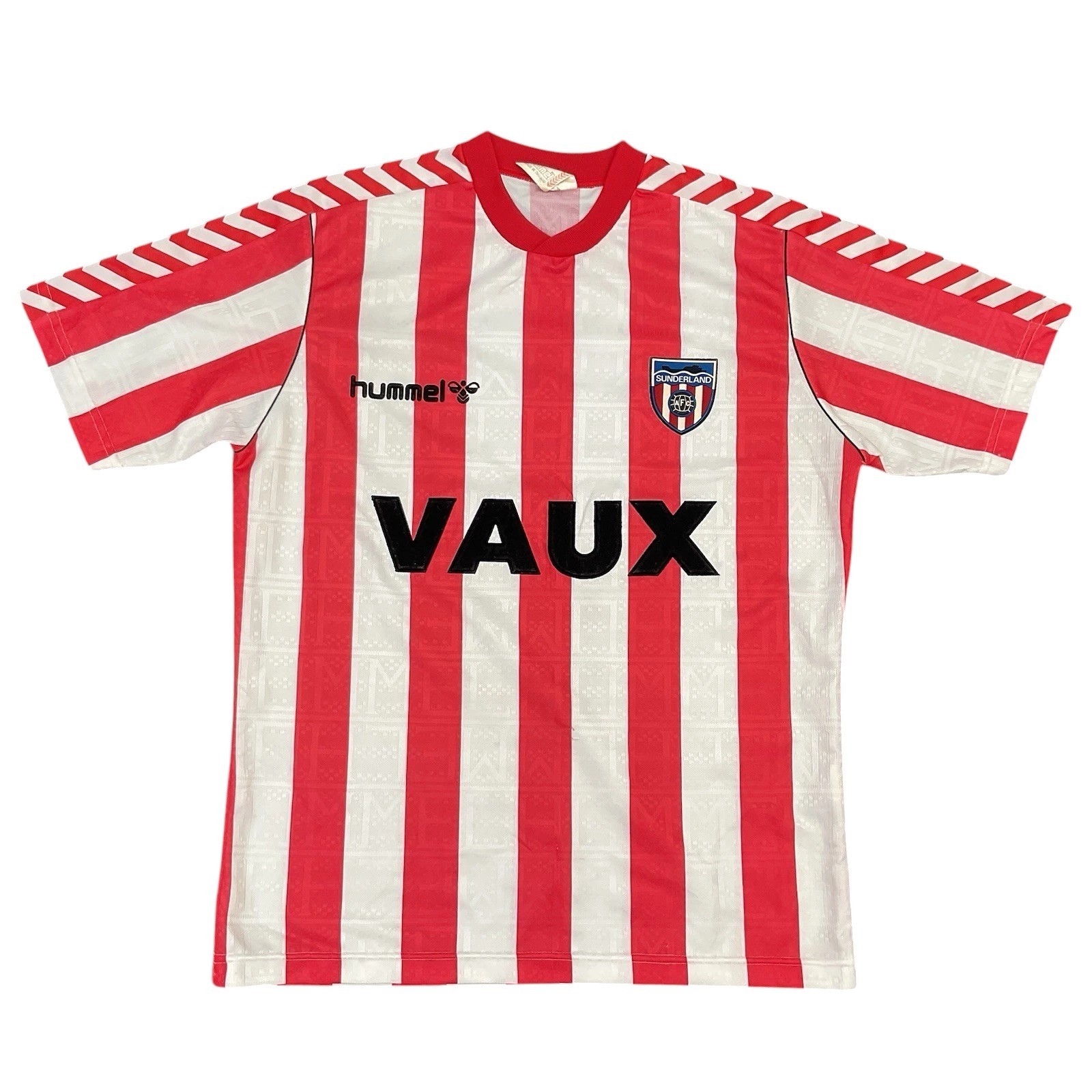SUNDERLAND 1988-91 FOOTBALL SHIRT MEDIUM ADULT (V GOOD) VAUX HUMMEL VINTAGE