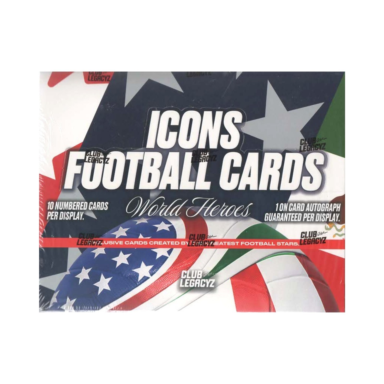 2026 Club Legacyz Icons World Heroes 4th Edition 10Ct Hobby Box | Factory Sealed