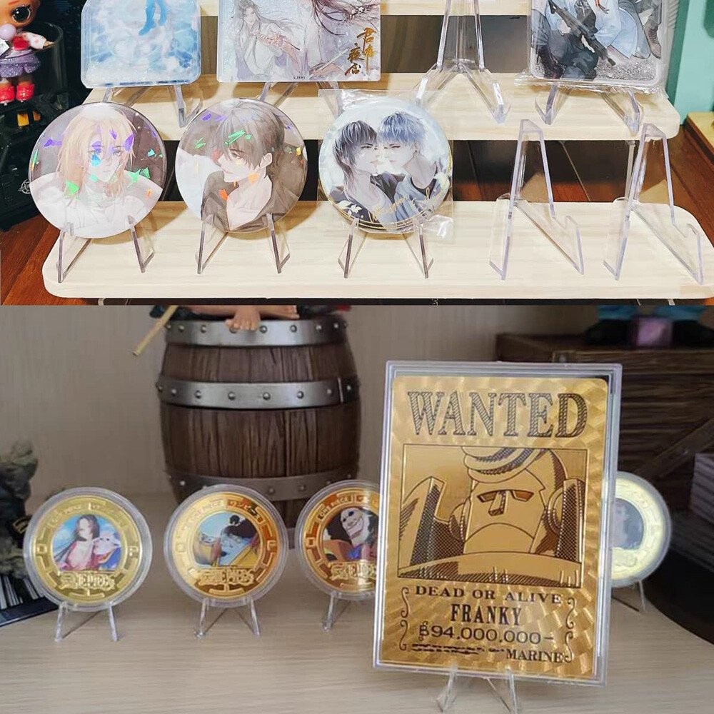 20Pcs Large Size Trading Card Stands Most Durable Display Coins Cards Holder USA