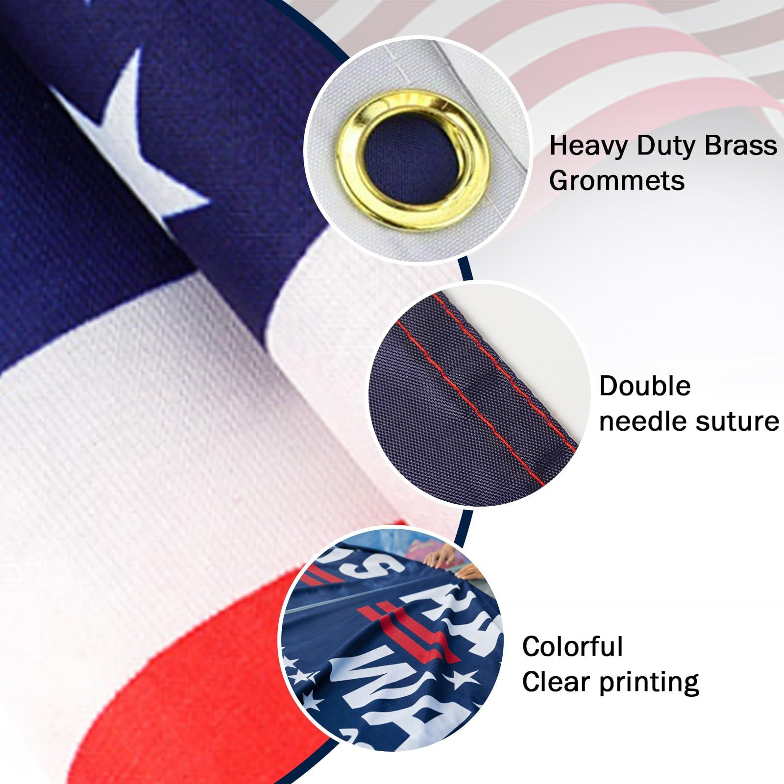 3x5FT Flag USA 250 Anniversary Commemorative FLAG-We the People Multicolor