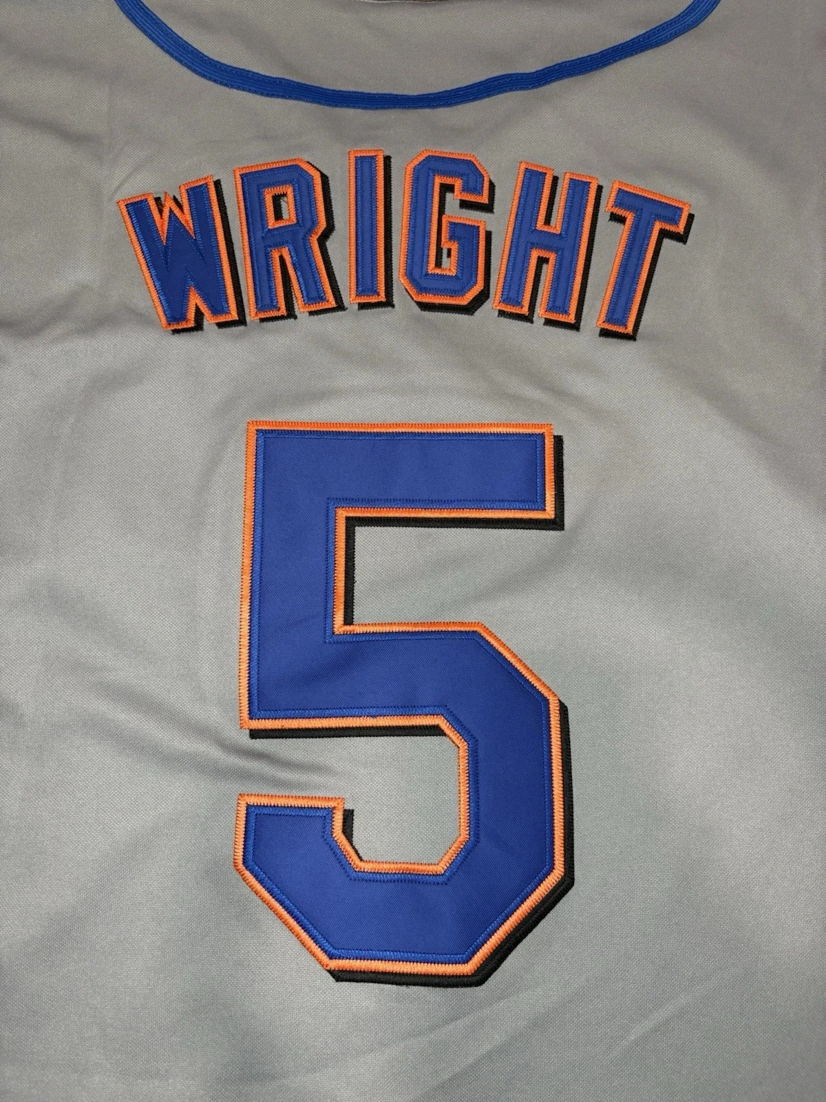 David Wright New York Mets 2004 Shea 40th Grey Road Jersey Men’s (L-XL)
