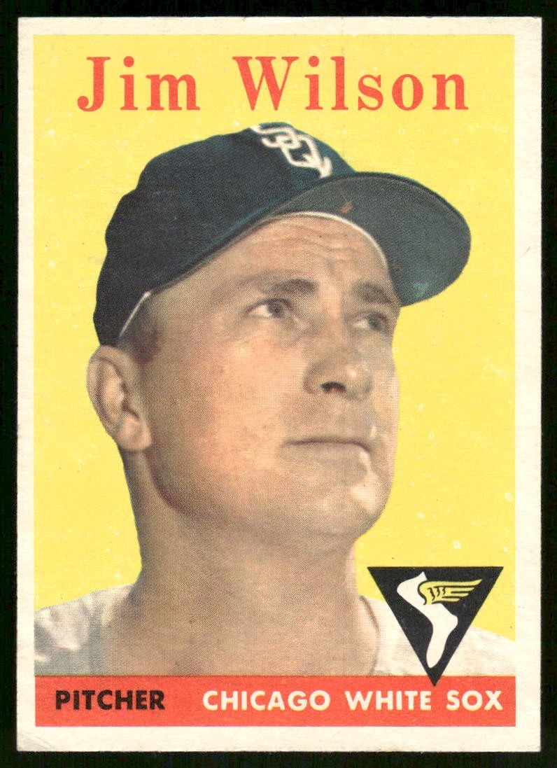 Jim Wilson 1958 Topps #163 Chicago White Sox Vintage Baseball Card EX