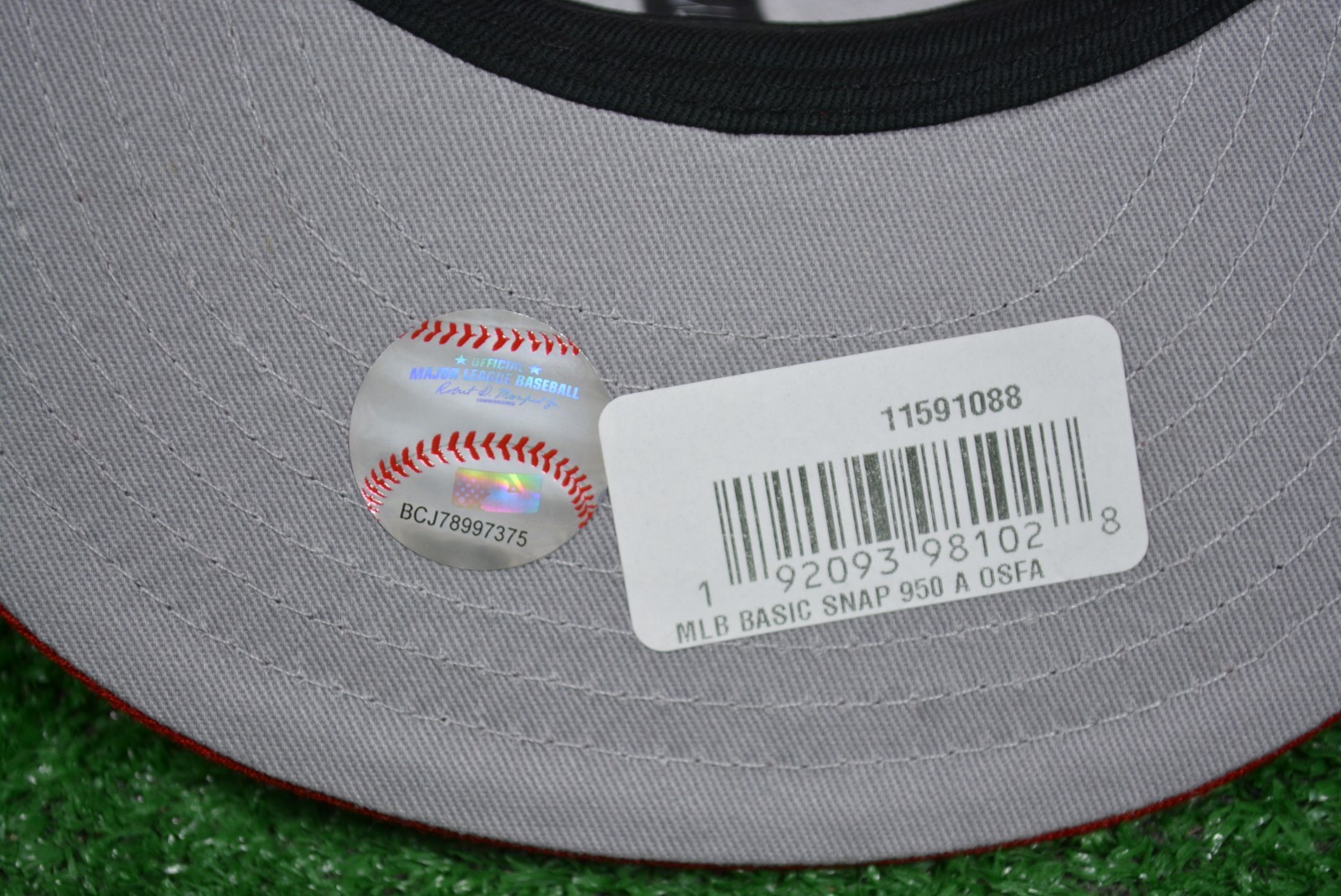 New Era Los Angeles Anaheim Angels 9FIFTY Flat Brim Snapback Hat Red, New