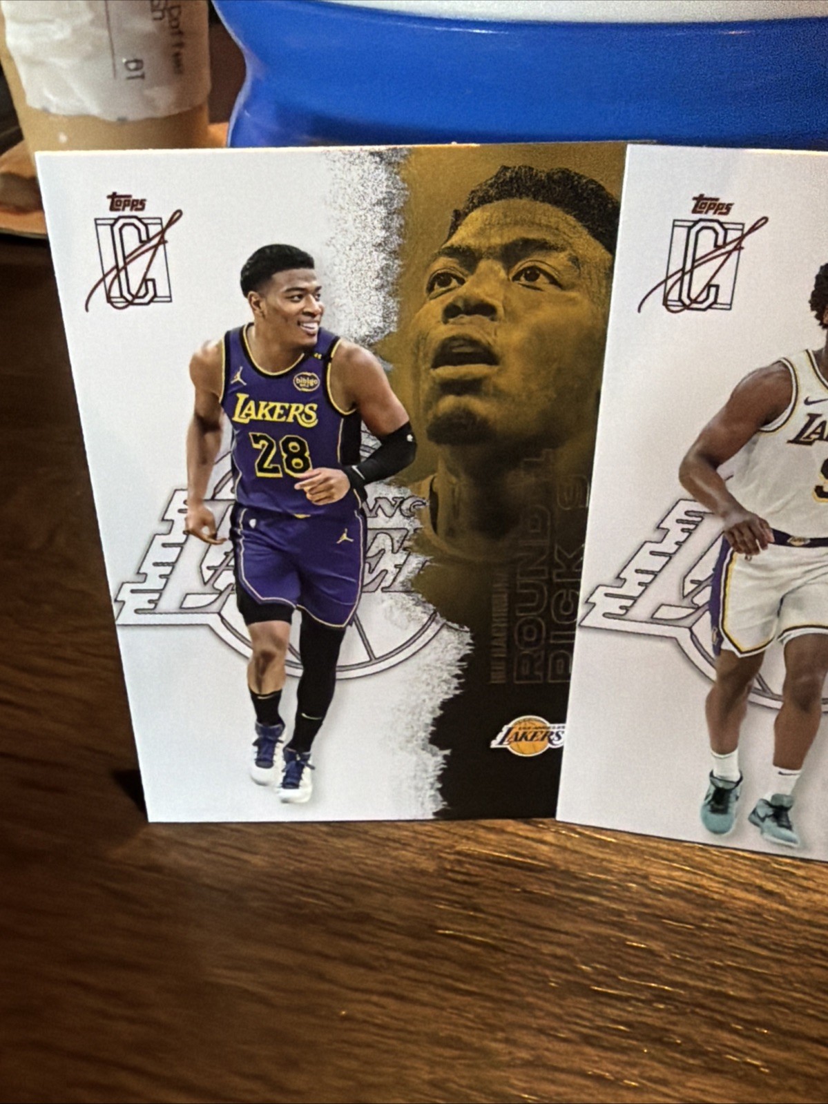 2025-26 Topps Signature Class BRONNY JAMES JR. #1 + RUI HACHIMURA #9 LA LAKERS
