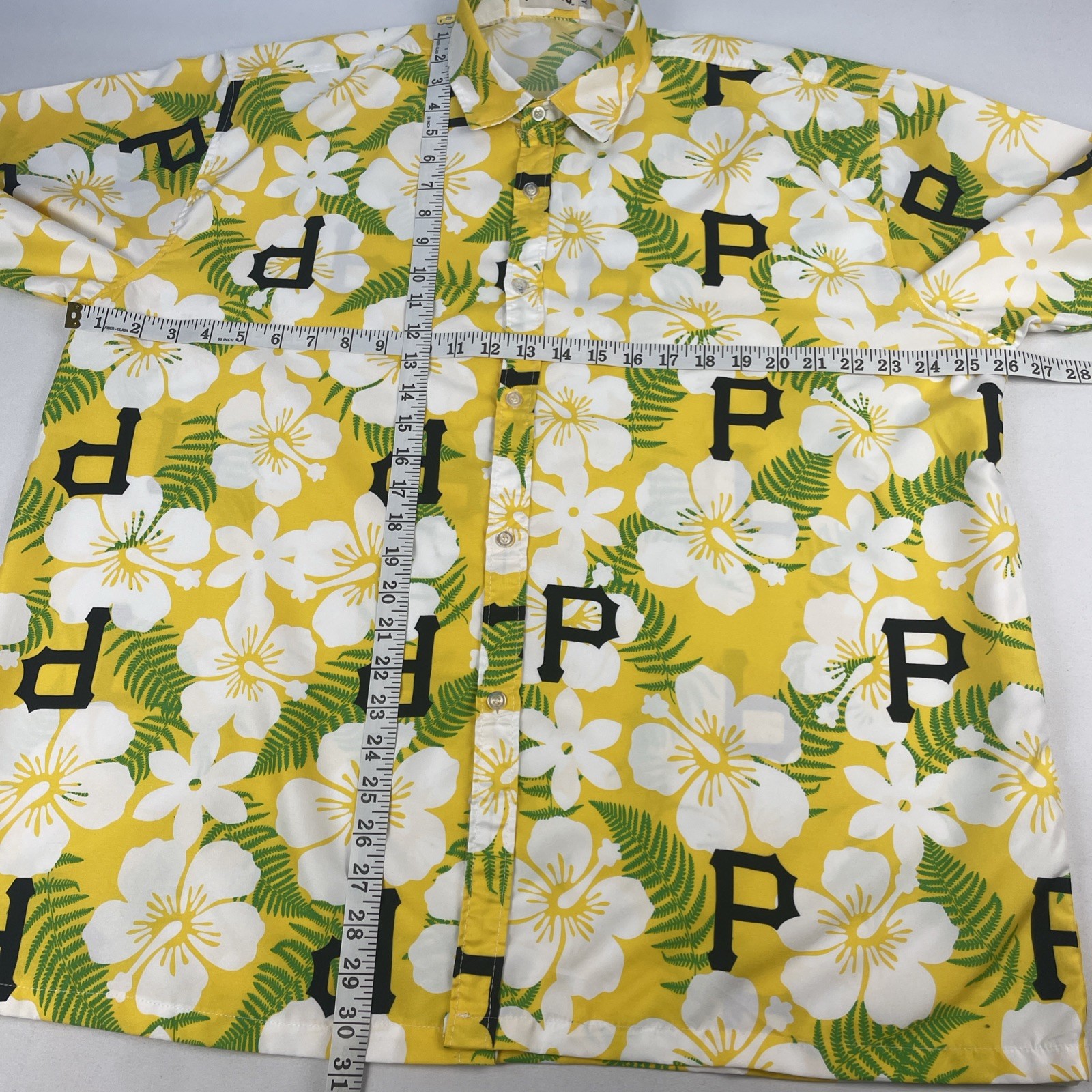 Pittsburgh Pirates Hawaiian Shirt Adult AXL Stadium Give Away Button Up SGA MLB