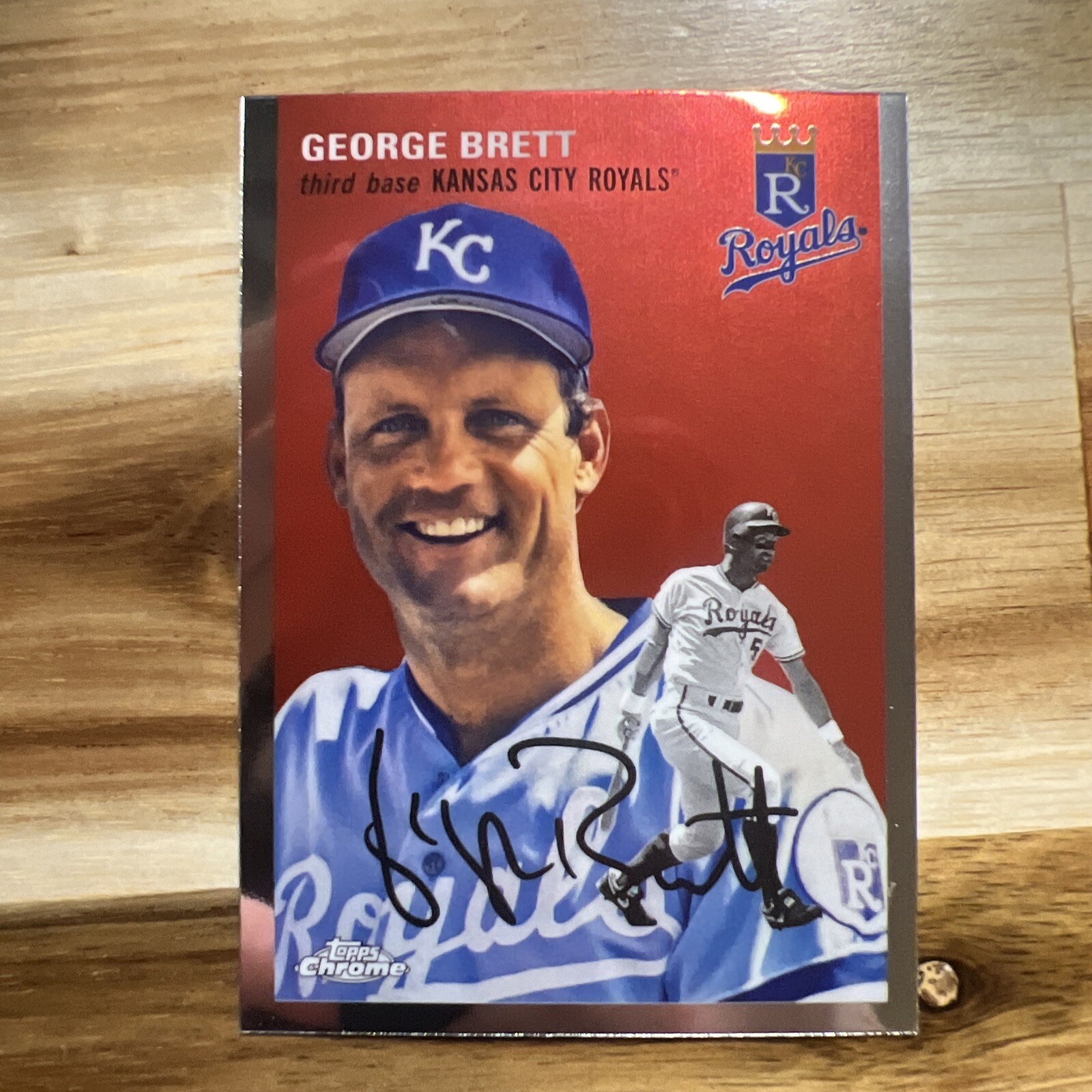 2023 Topps Chrome Platinum Anniversary #457 George Brett, Kansas City Royals