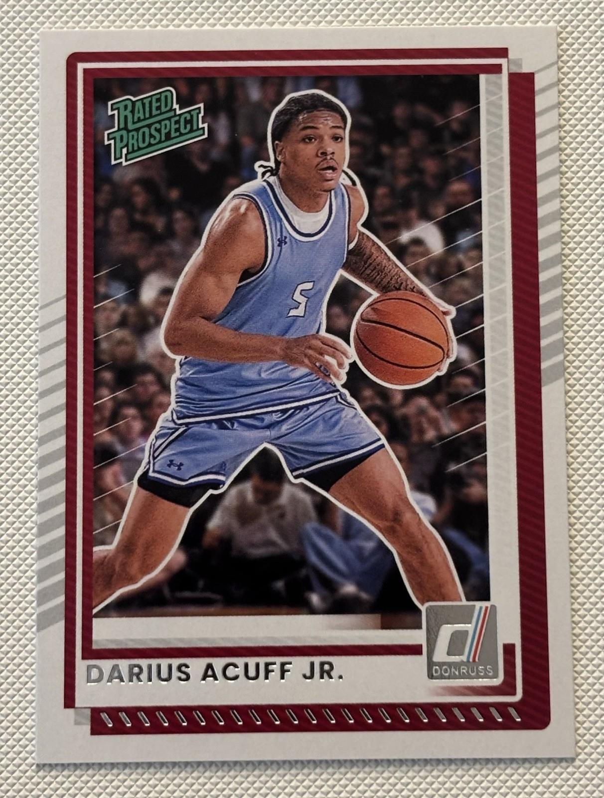 Panini 2025-26 Donruss Rated Prospect Darius Acuff Jr. #63 Arkansas/Kings