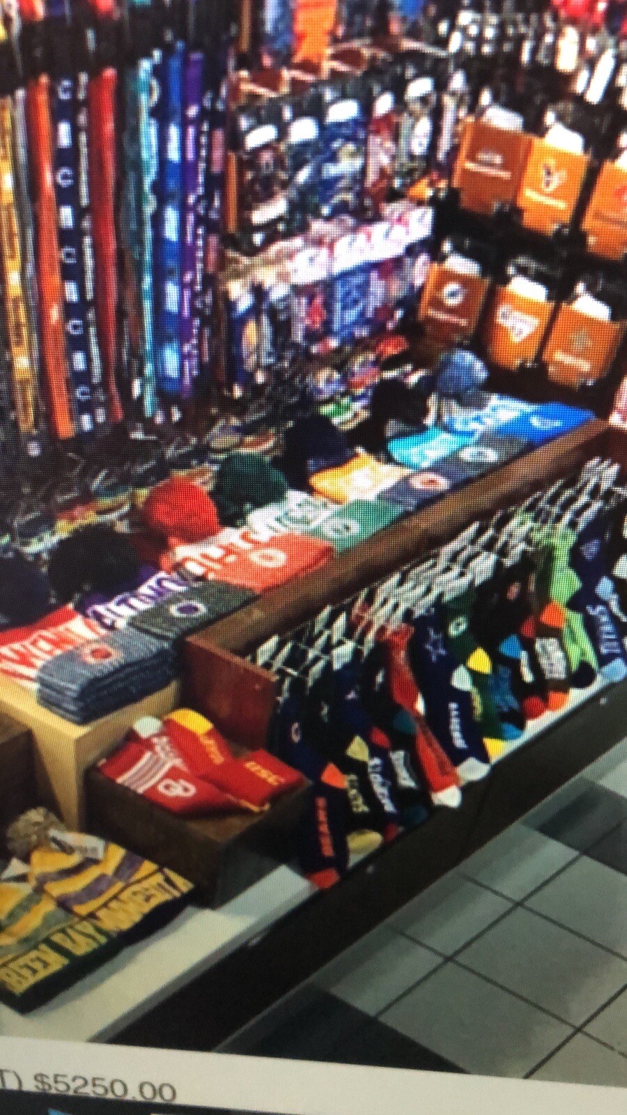 Wholesale Lot of 1,573 pairs of Licenced half ankle Team Socks NFL NBA College