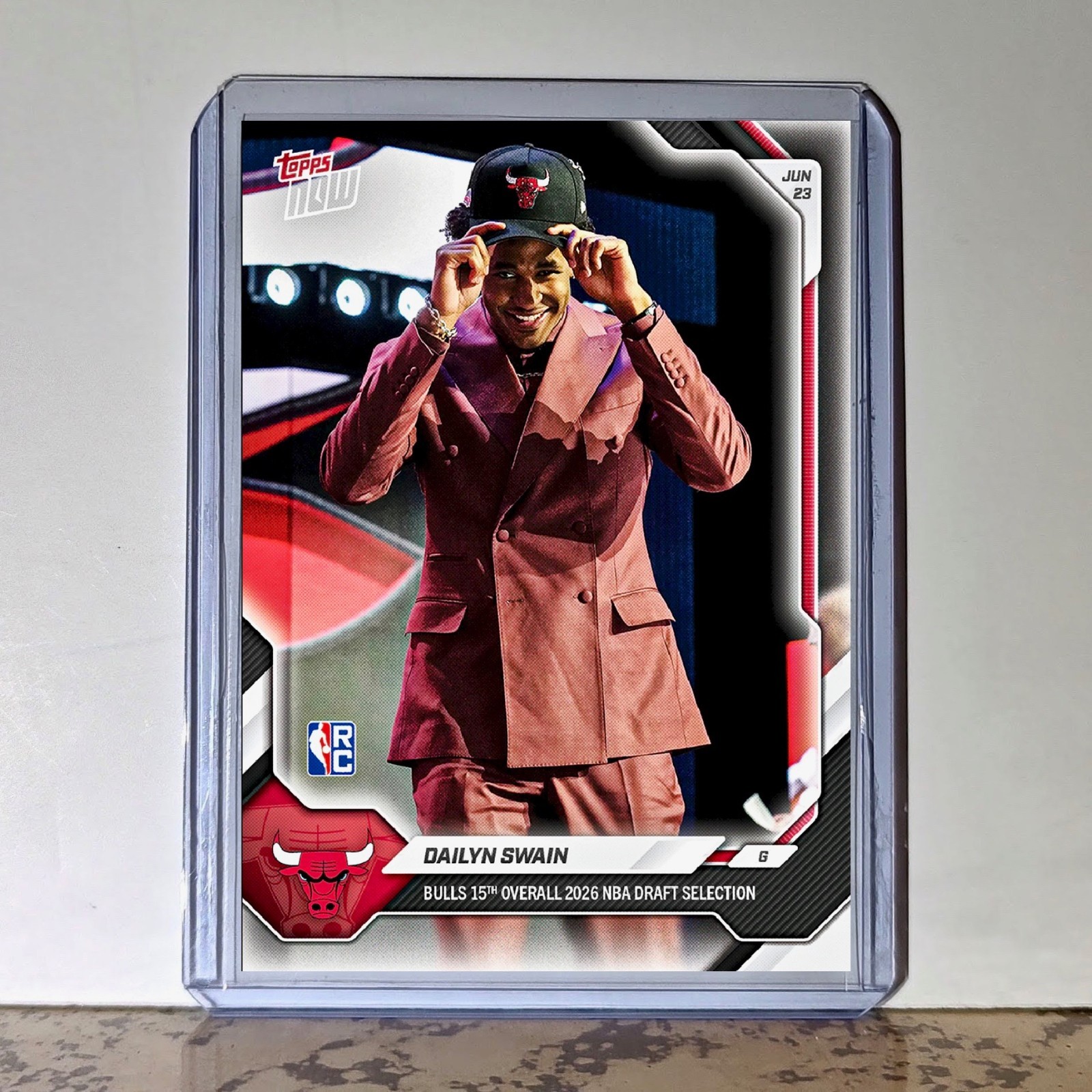 Dailyn Swain Rookie 2026-27 Topps NBA Draft #DSWA Card Chicago Bulls PreSale