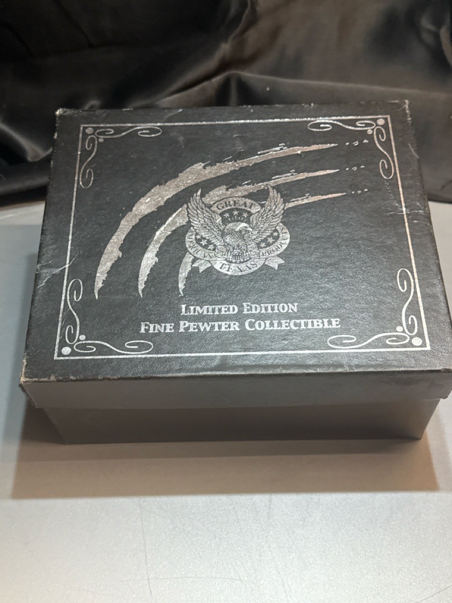 BRONCOS PEWTER JEWLERY BOX IN LIMITED EDITION BOX (193109-1)