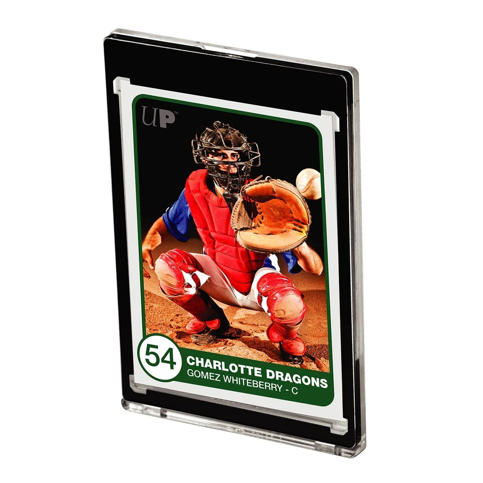 5 Pack Ultra Pro 35PT Black Border ONE-TOUCH Magnetic Holder – Pokemon, MTG,NFL