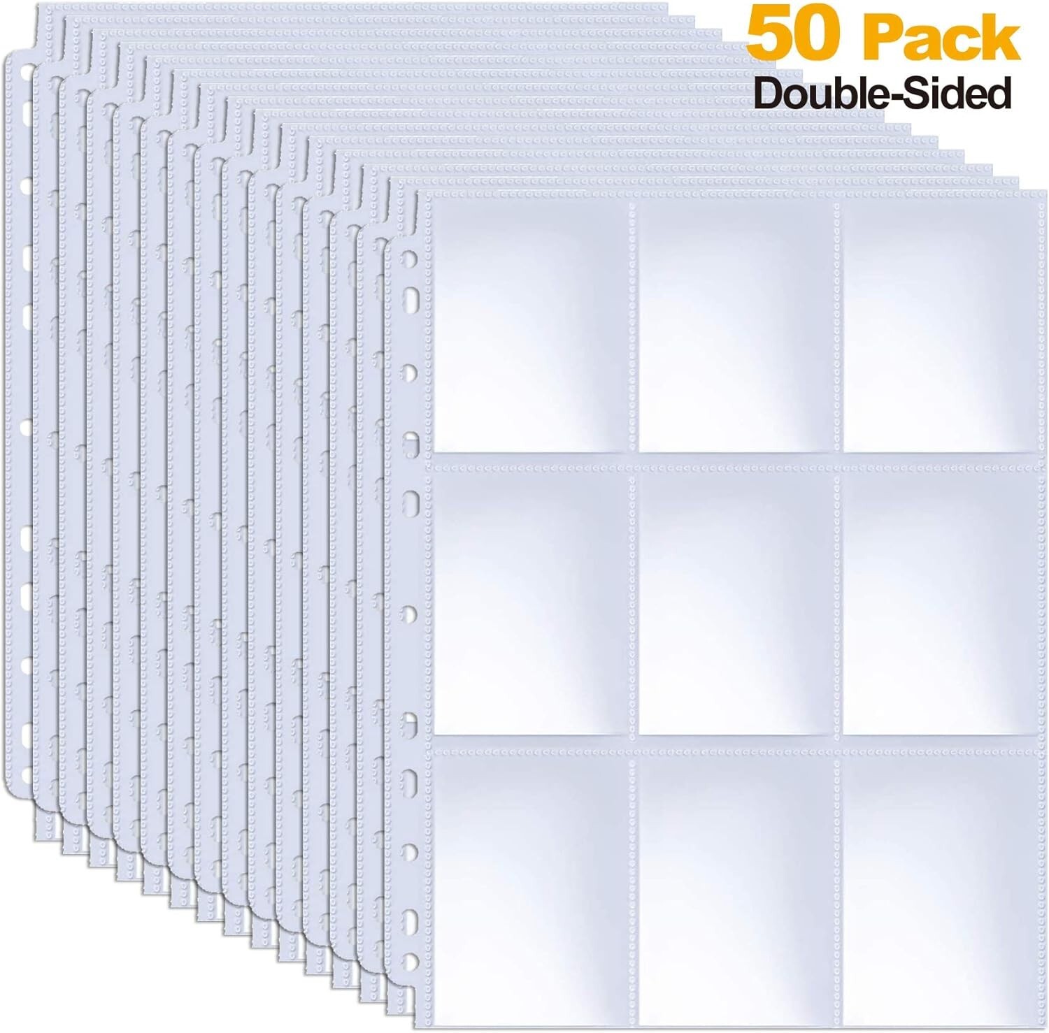 900 Pocket Double-Sided Trading Card Binder Sleeves – Perfect for Collectors