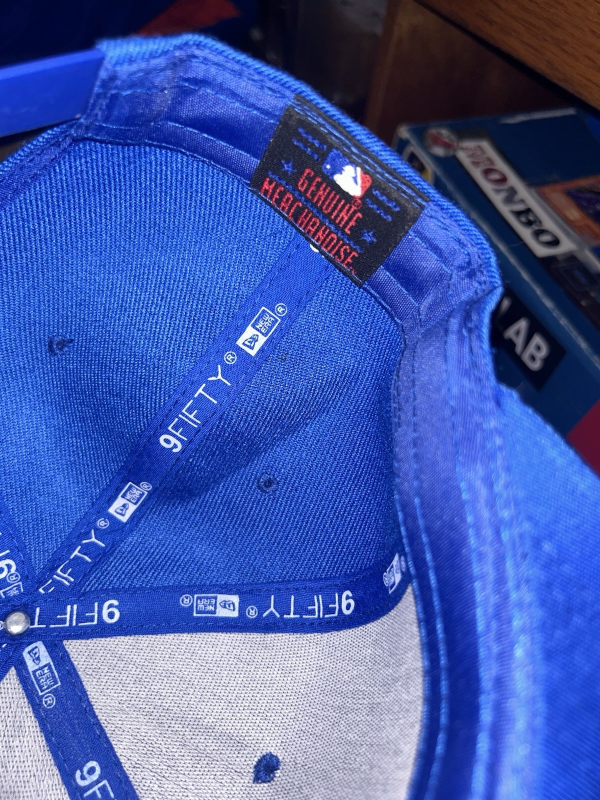 Texas Rangers Error Overlap Blue 9fifty ‘Tetas’ Snapback Authentic MLB ⚾️ Hat