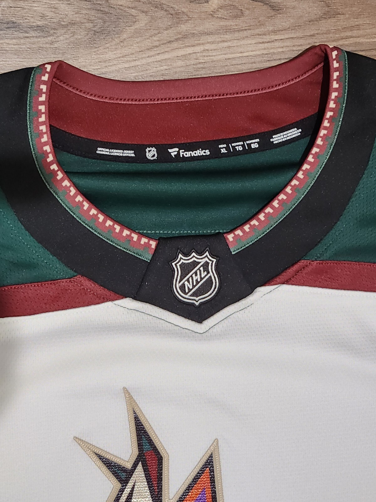 Arizona Coyotes Fanatics Breakaway White Away Kachina Jersey Size XL NEW