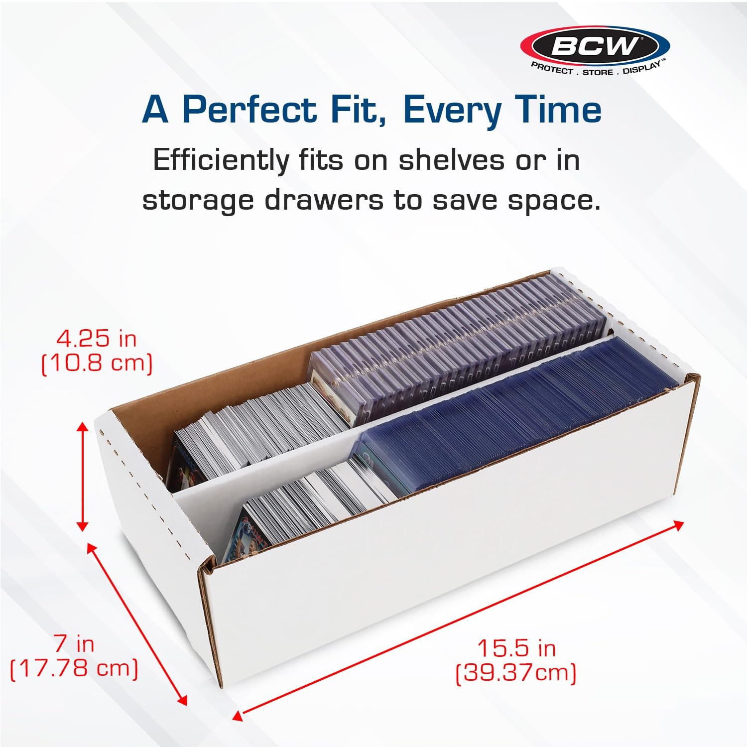 Shoe Storage Card Box – 5 ct | Cardboard Box for Trading Cards, Gaming Cards,…