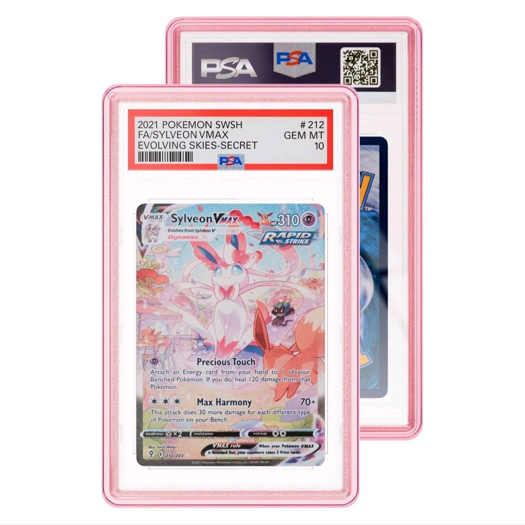 GradedGuard PSA Graded Card Jewel Case Guard Protector Multiple Colors Stackable