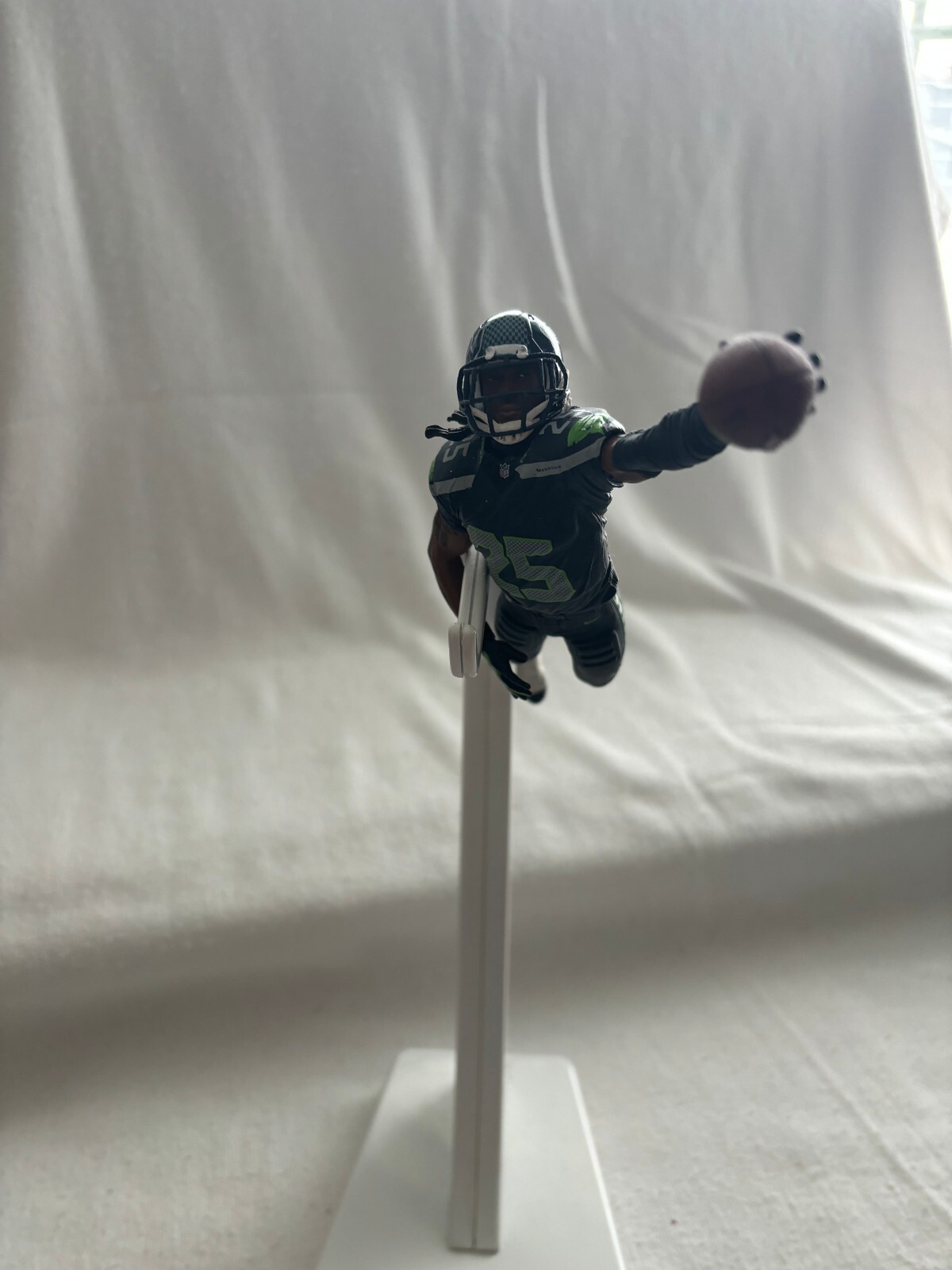 RICHARD SHERMAN SEATTLE SEAHAWK ACTION FIGURE ONLY “NO STAND”