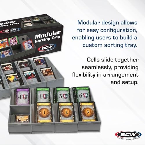 BCW Modular Card Sorting Tray | Customizable Display and Assorted Styles