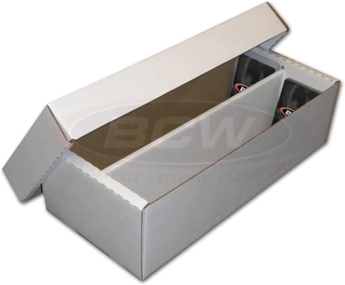 BCW Shoe Storage Card Box – 1 ct | Durable 15.5 x 7 x 4.25 inches, white
