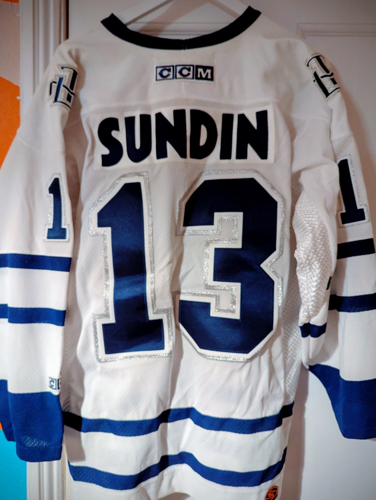 Toronto Maple Leafs Vintage Ice Hockey Jersey #13 Sundin NHL, Size M CCM