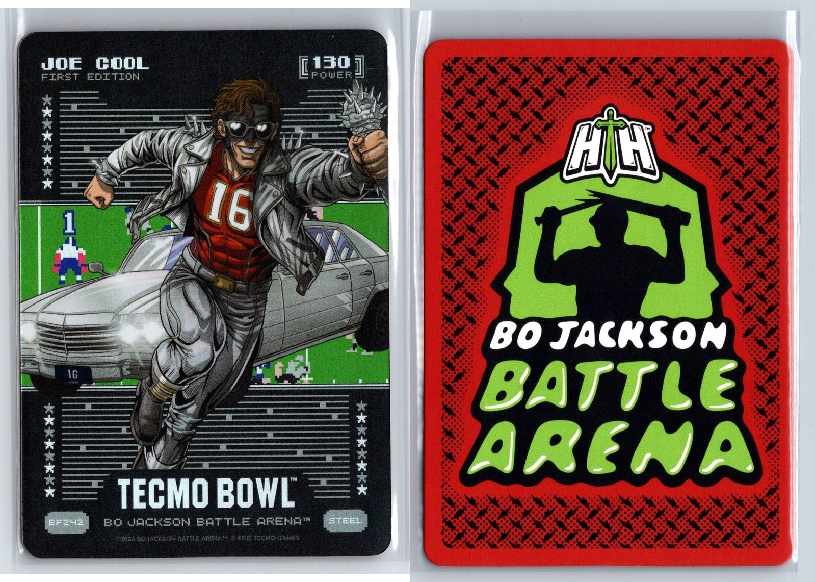 2026 Bo Jackson Battle Arena “Joe Cool” JOE MONTANA #BF242 1st BattleFoil STEEL