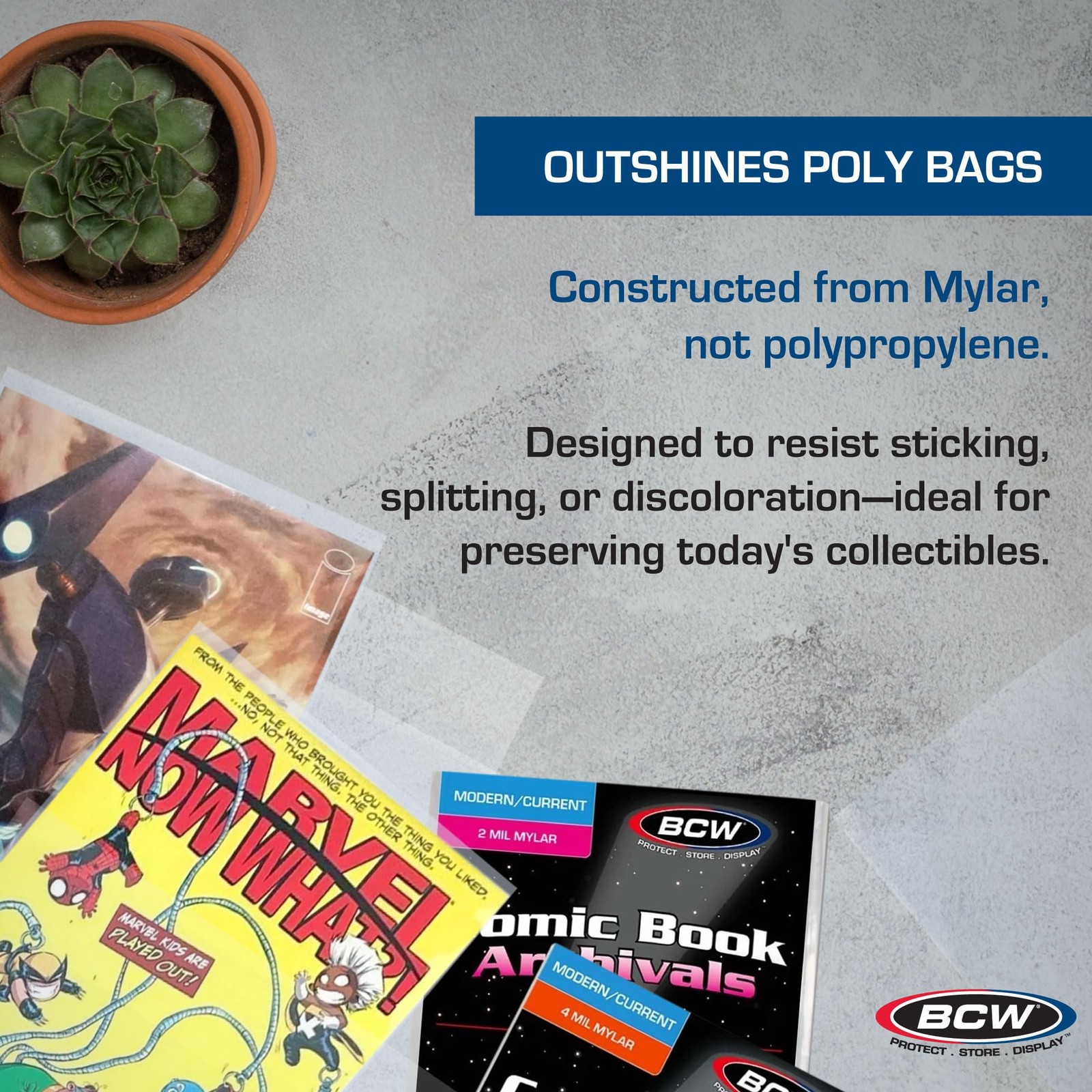 Current Comic Mylar Archivals – 4 Mil Comic Book Bags | Archival Polyester St…