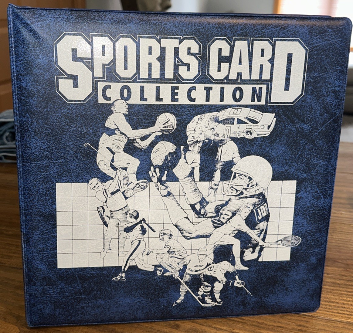 1 BCW 3″ Heavy Duty D-ring Blue Sports Card Collection Binder Album