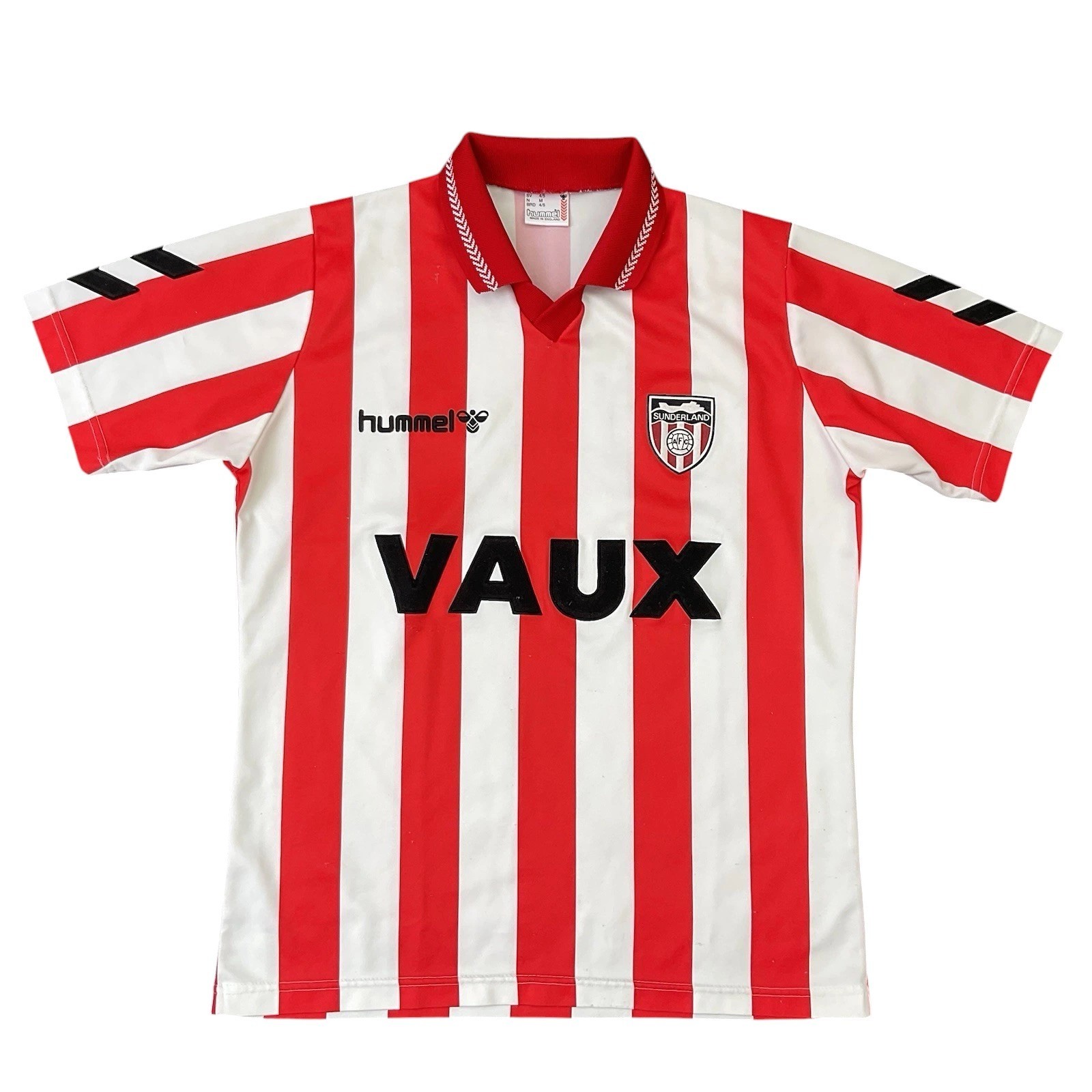 SUNDERLAND 1991-94 FOOTBALL SHIRT MEDIUM ADULT (V GOOD) VAUX HUMMEL VINTAGE
