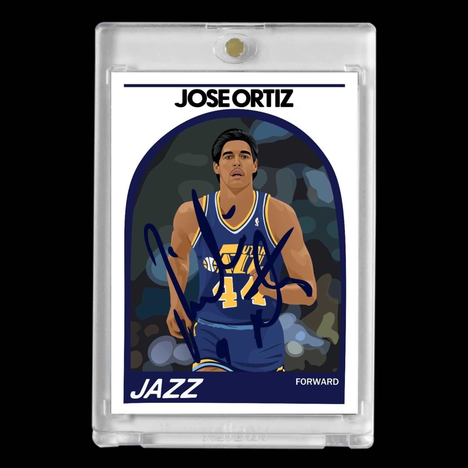 Jose Piculin Ortiz Custom Art Card – Puerto Rico Basketball Legend